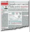  ??  ?? Il 22 marzo Il «Dataroom» del Corriere con le previsioni degli effetti dei vaccini