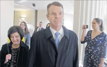  ?? Rick Bowmer Associated Press ?? JOHN SWALLOW “had what seemed to be everything going for him,” a fellow Utah Republican says. He now faces a host of felony charges, including money laundering, accepting improper gifts and soliciting a bribe.