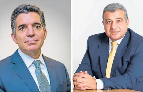  ?? ?? NEW NAME: Tareq Kawash, left, will take over as Petrofac chief executive from Sami Iskander in April.