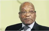  ??  ?? President Jacob Zuma