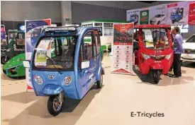  ??  ?? E-Tricycles