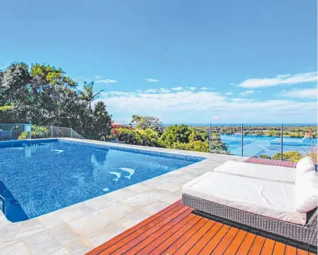  ?? Picture: supplied ?? The buyers of this home at 8-10 Peter St, Banora Point, just had to have these views, even though the home wasn’t actually for sale. It’s sale, for $2.65 million, has set a new record for the suburb