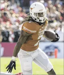  ?? RODOLFO GONZALEZ / AMERICAN-STATESMAN ?? Senior wide receiver Marcus Johnson says he treasures his experience with the Longhorns: “I’ve had to learn how to overcome, and I wouldn’t want it any other way.”