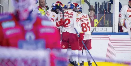  ?? GEPA (2) ?? KAC-Keeper Sebastian Dahm musste gegen Salzburg sechs Gegentore hinnehmen