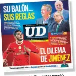  ??  ?? reveló EL UNIVERSAL Deportes su salida del club portugués.