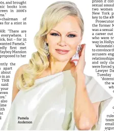  ??  ?? Pamela Anderson