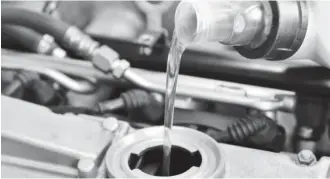  ??  ?? Al-Manar Group specialise­s in prodcucing car fluids and importing spare parts