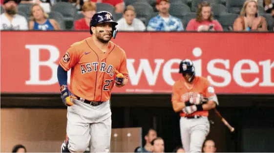  ?? Emil T. Lippe/associated Press ?? Astros second baseman Jose Altuve has played in just 32 games so far this season, and his latest injury will shelve him until after the All-star break.