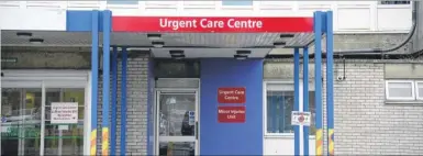  ?? FM4685176 ?? The future of the Urgent Care Centre at Kent & Canterbury Hospital is in doubt