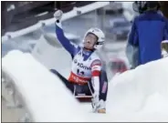  ?? RICK BOWMER — THE ASSOCIATED PRESS ?? Emily Sweeney is one of three members of USA Luge’s women’s team that is headed to Pyeongchan­g, South Korea, for the winter Olympics.