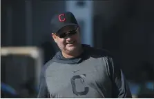  ?? THE ASSOCIATED PRESS FILE ?? Terry Francona watches Indians pitchers and catchers during a Feb. 13 workout in Goodyear, Ariz.