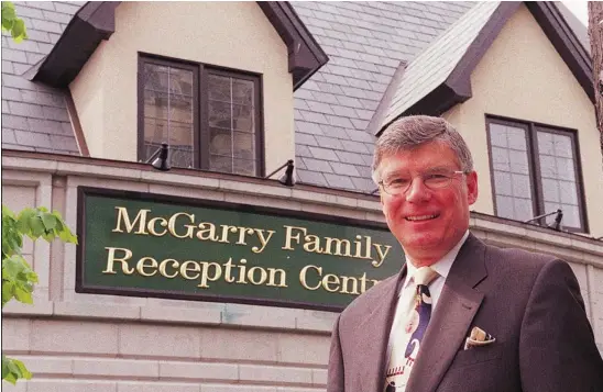  ?? ROD MACIVOR/OTTAWA CITIZEN ?? Brian McGarry, shown in 2000 at the McLeod Street location during the 75th anniversar­y of Hulse, Playfair and McGarry. McGarry stepped down as CEO about five years ago.