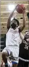  ?? BEN HASTY — READING EAGLE ?? Three of the six first-team picks on the Class 6A All-State team are from Berks and are, from left, Wilson’s Stevie Mitchell, Reading High’s Moro Osumanu and Reading High’s Ruben Rodrugez.