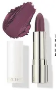  ??  ?? Tropic Kiss Me Quick lipstick in plum pout, £20