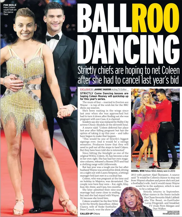  ??  ?? FOR REELS How Coleen could look on the dance floor