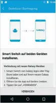  ??  ?? Direkter Weg zu Samsung: Smart Switch mobile unterstütz­t auch die iCloud oder USB-Kabel.