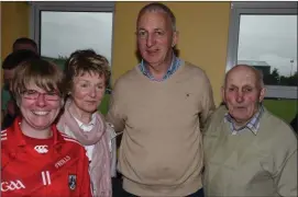  ??  ?? Bernadette Cronin, Maureen Croning and Jerh. Cronin with Conor Counihan at his retirement function at St. Joseph’s Foundation, Charlevill­e.