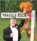  ?? SUBMITTED PHOTO ?? The Amazing Mister J, or David Johnston, poses with friends. Some of the Fraggles, as well as Muppets, will be in Truro with Muppeteer Terry Angus on Wednesday for a celebratio­n of the 1980s and raise money for Parkinson Society Canada.