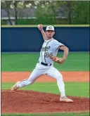  ?? Tim Godbee ?? Calhoun pitcher Cooper Evans has been named to the All-Region 7-5A first team as a pitcher.
