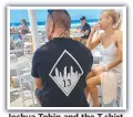  ?? ?? Joshua Tobin and the T-shirt.