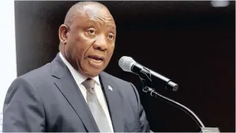 ??  ?? UNDER the SA Constituti­on, President Cyril Ramaphosa has the power to appoint and dismiss Cabinet members and should not be required to justify such decisions, say his lawyers. | African News Agency (ANA) Archives