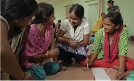  ??  ?? ‘These journalist­s are holding people accountabl­e …’ The journalist­s from Khabar Lahariya. Photograph: Courtesy of Sundance Institute