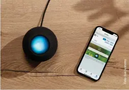  ??  ?? Bislang ist der Homepod mini der einzige Thread-fähige Router, der zugleich Apple-homekit-kompatibel ist.