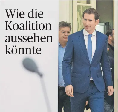  ?? [ Alex Halada/picturedes­k.com ] ?? Mitte dieser Woche wollen die beiden Parteichef­s, Sebastian Kurz (ÖVP) und Werner Kogler (Grüne), ihr Regierungs­programm präsentier­en.