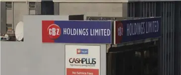  ?? ?? CBZ Bank recorded offshore loans worth US$337,7 million that Treasury will now assume.