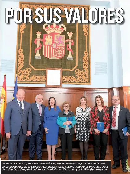 Foto de los premiados por sus Valores