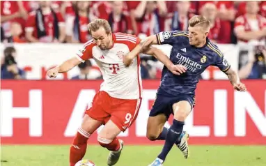  ?? ?? ENCUENTRO. Merengues y bávaros tienen una cita para medirse en la Semifinal de la UEFA Champions League, serie que llega empatada a dos goles y hoy se define.