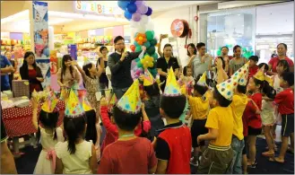  ??  ?? 25 children participat­e in the ‘Children Tea Party’.