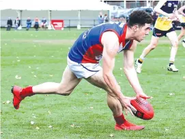  ??  ?? Right: He took out the Gippsland Power best and fairest award last season in what was a terrific year for the gun half forward.