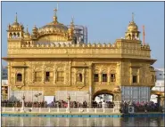  ??  ?? Golden Temple Amritsar.