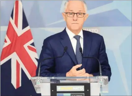  ?? PICTURE: REUTERS ?? Australian Prime Minister Malcolm Turnbull.