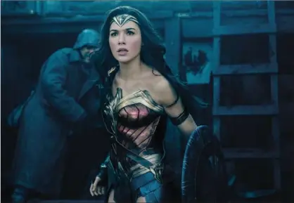  ?? CLAY ENOS, TRIBUNE NEWS SERVICE ?? Gal Gadot’s performanc­e as Wonder Woman finally gave DC Comics a hit movie that’s not about Batman or Superman. It’s out on DVD.