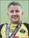  ??  ?? JOSH FALKINGHAM: His Harrogate team will restart in five weeks as a League Two club.