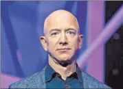  ?? REUTERS ?? Jeff Bezos will become the executive chairman, a move he said would give him “time and energy” to focus on his other ventures and passions.