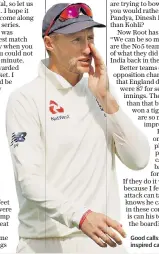  ??  ?? Good calls: Joe Root showed inspired captaincy at times