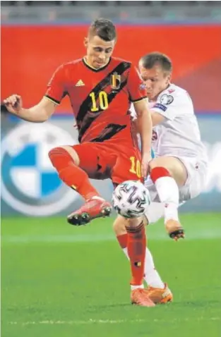  ?? // EFE ?? Thorgan Hazard, en el duelo ante Rusia