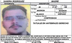  ?? / SUMINISTRA­DA ?? Atención mediática. La desaparici­ón reciente del joven Christian Rafael Mayans Rodríguez activó la alerta Ashanti.