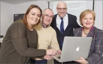  ??  ?? Cllr Edel Corrigan, Declan McAteer, Joint Chairperso­ns of Louth/Newry Mourne and Down Joint Council, Paul O’Sullivan, Managing Director of Scenic Carlingfor­d Ferry and Pamela Houston from Houston Consultanc­y, also representi­ng Scenic Carlingfor­d Ferry.