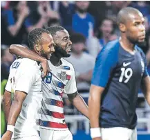  ??  ?? Julian Green vacunó a Francia y avisa en la zona de Concacaf.