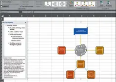  ??  ?? Mit der Vorlage Radiales
Cluster erstellen Sie problemlos MindMaps.