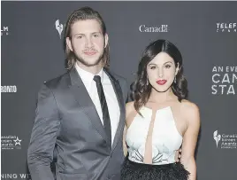  ??  ?? Actors Greyston Holt and Cristina Rosato