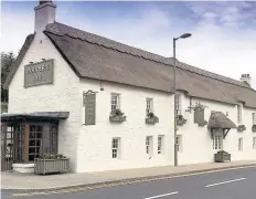  ??  ?? THATCH OF THE DAY Souter’s Inn is well worth a visit