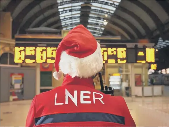  ?? ?? Brits have chance to book early tickets with LNER with (right) The Azuma Bridge on an LNER route.