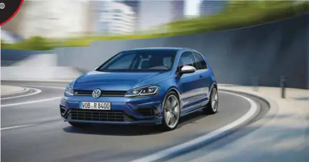  ?? | VOLKSWAGEN ?? El Volkswagen Golf R llega a nuestro mercado con la potencia máxima de 290 hp, tracción a las cuatro ruedas denominada 4MOTION que además se une a una excelente transmisió­n DSG de 7 cambios.