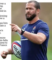  ??  ?? New role: Andy Farrell will take over as Ireland defence coach