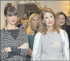  ?? UTED BY NANCY JO MCDANIEL
CONTRIB- ?? Animal Planet’s “It’s Me or the Dog” host Victoria Stilwell (left) listens at the Fix Georgia Pets charity fundraiser with Ginny Millner, one of the event’s organizers.